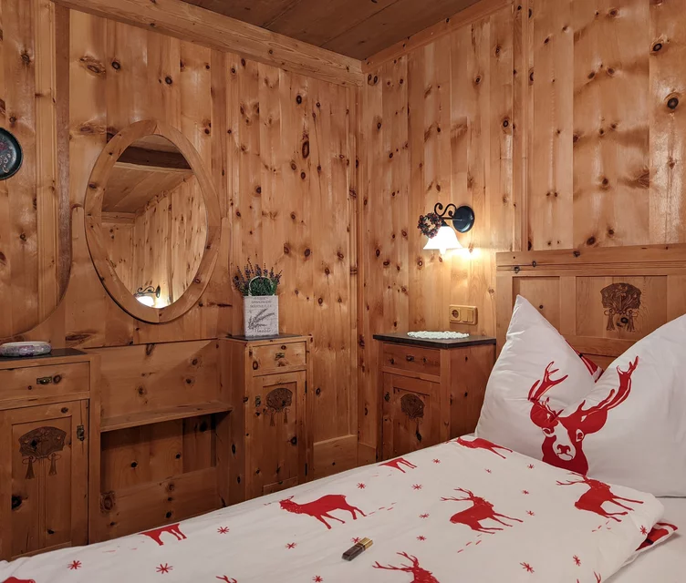 Schlafzimmer im Chalet Weberer Schlafzimmer im Chalet Weberer